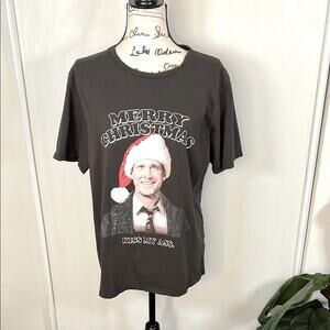 National Lampoon Christmas Vacation Merry Christmas Graphic T-Shirt size Large